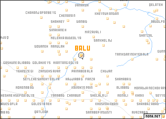 map of Balū