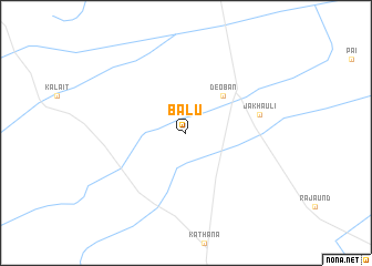 map of Bālu