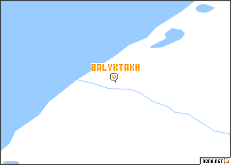 map of Balyktakh