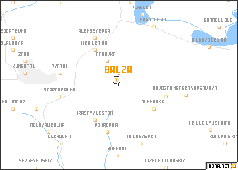 map of Bal\