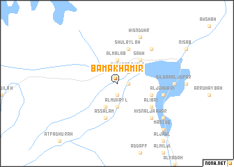 map of Bā Makhāmir