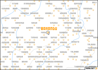 map of Bamandu