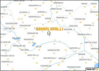 map of Bamanlapalli