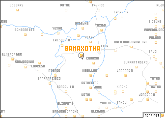 map of Bamaxotha