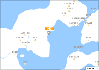 map of Bama