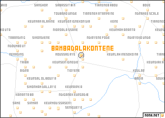 map of Bambadala Kontène