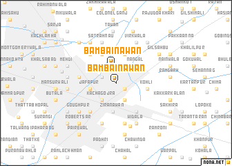 map of Bambai Nawān