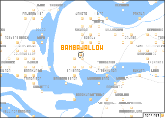 map of Bamba Jallow