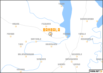 map of Bambala