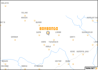 map of Bambando