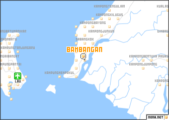 map of Bambangan