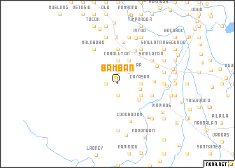 map of Bamban