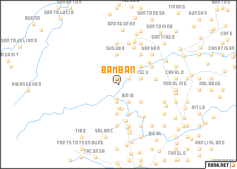 map of Bamban