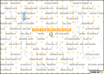 map of Bambaragahakanda