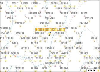 map of Bambarakalima