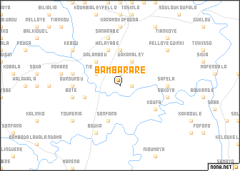 map of Bambararé