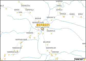 map of Bambari