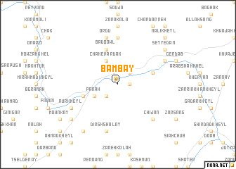 map of Bambay