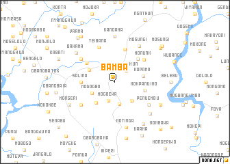 map of Bamba