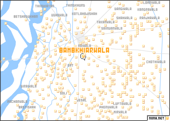 map of Bamb Khiārwāla