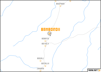 map of Bamboro II