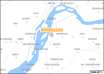 map of Bambougou