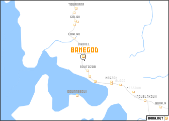 map of Bamégod