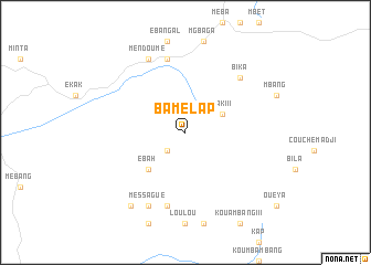 map of Bamélap