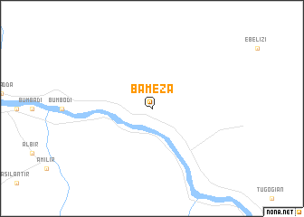 map of Bameza