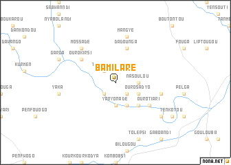 map of Bamilaré