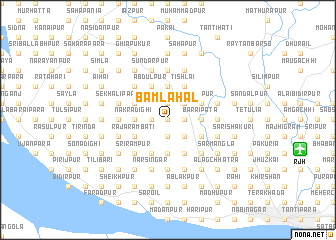 map of Bāmlāhāl