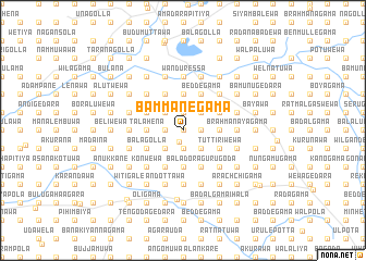 map of Bammanegama