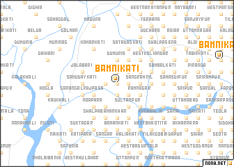 map of Bāmnikāti