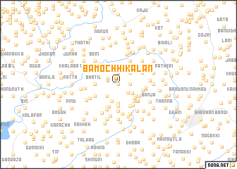 map of Bamochhi Kalān