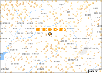 map of Bamochhi Khurd