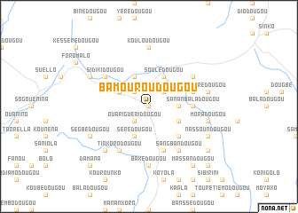 map of Bamouroudougou