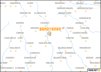 map of Bamoyanan