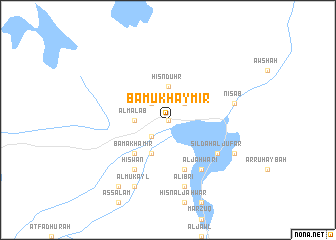 map of Bā Mukhaymir