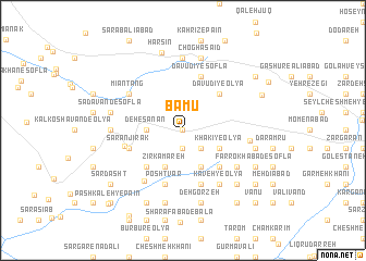 map of Bāmū