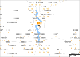 map of Bam