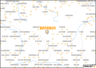 map of Banābūn