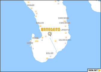 map of Bañadero