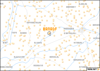 map of Banadf