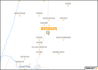 map of Bañados