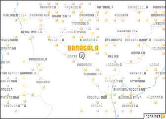 map of Banagala