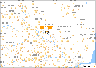 map of Banagām