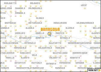map of Banagoda