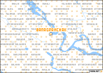 map of Banagrām Chak