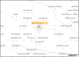 map of Banaidůlő