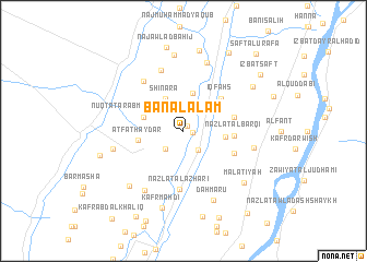 map of Bān al ‘Alam
